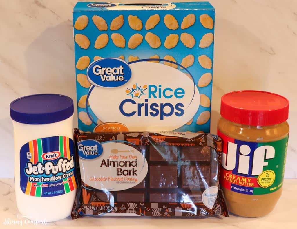 Ingredients in Peanut Butter Balls with Rice Krispies