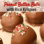 Peanut Butter Balls with Rice Krispies Pinterest
