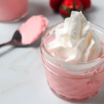 strawberry fluff finished recipe
