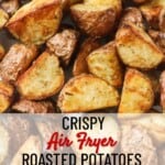 air fryer roasted potatoes for pinterest