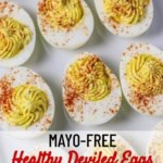 no mayo deviled eggs