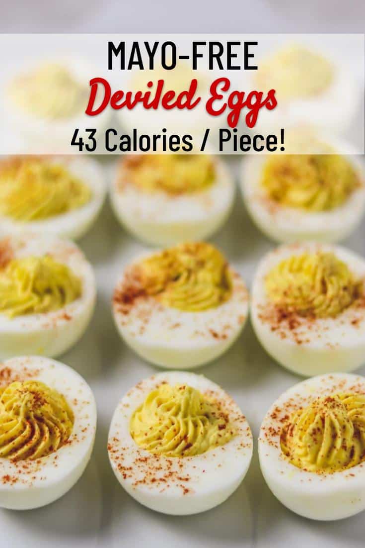 No Mayo Deviled Eggs (Instant Pot or Stove Top) - Skinny Comfort