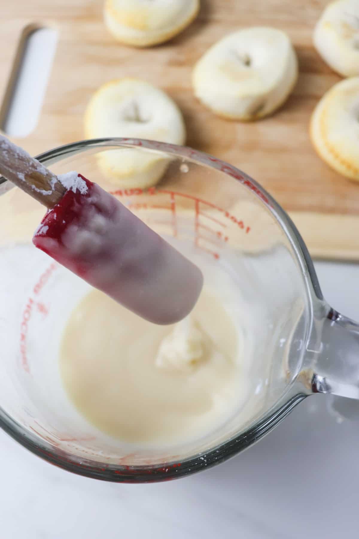 mixing glaze for air fryer donuts