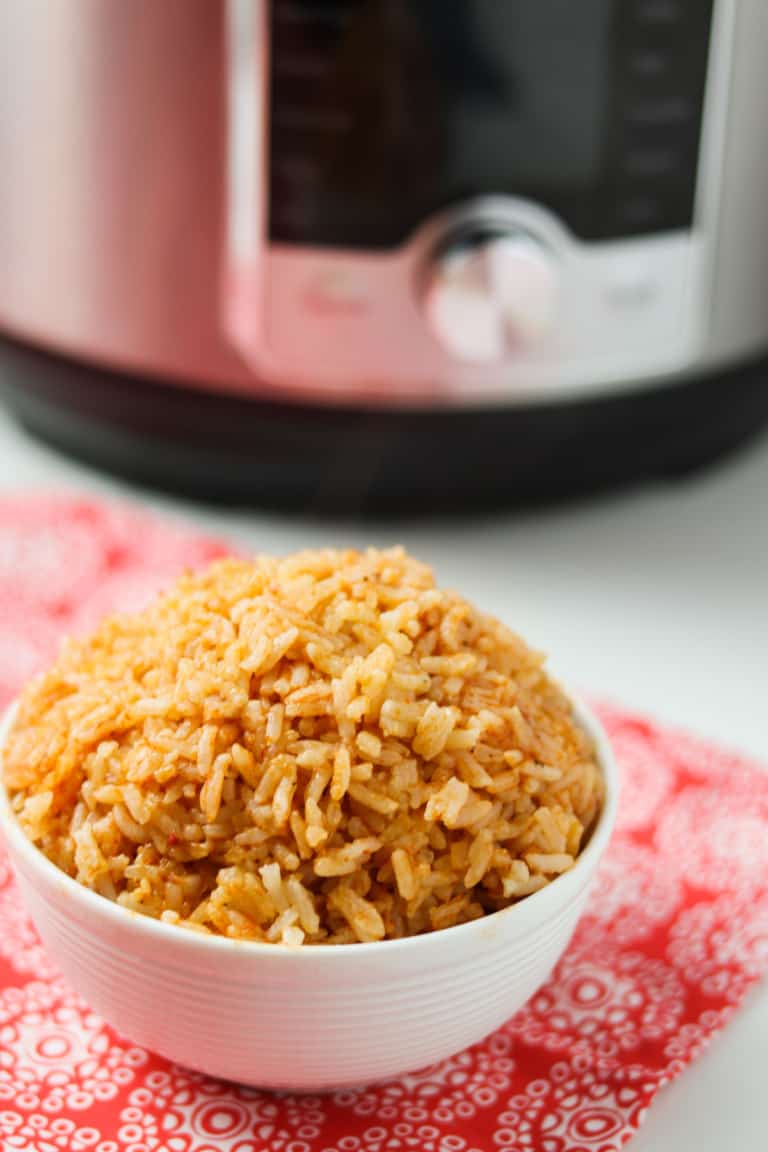 Easy Instant Pot Mexican Rice (Dump and Start!) - Skinny Comfort
