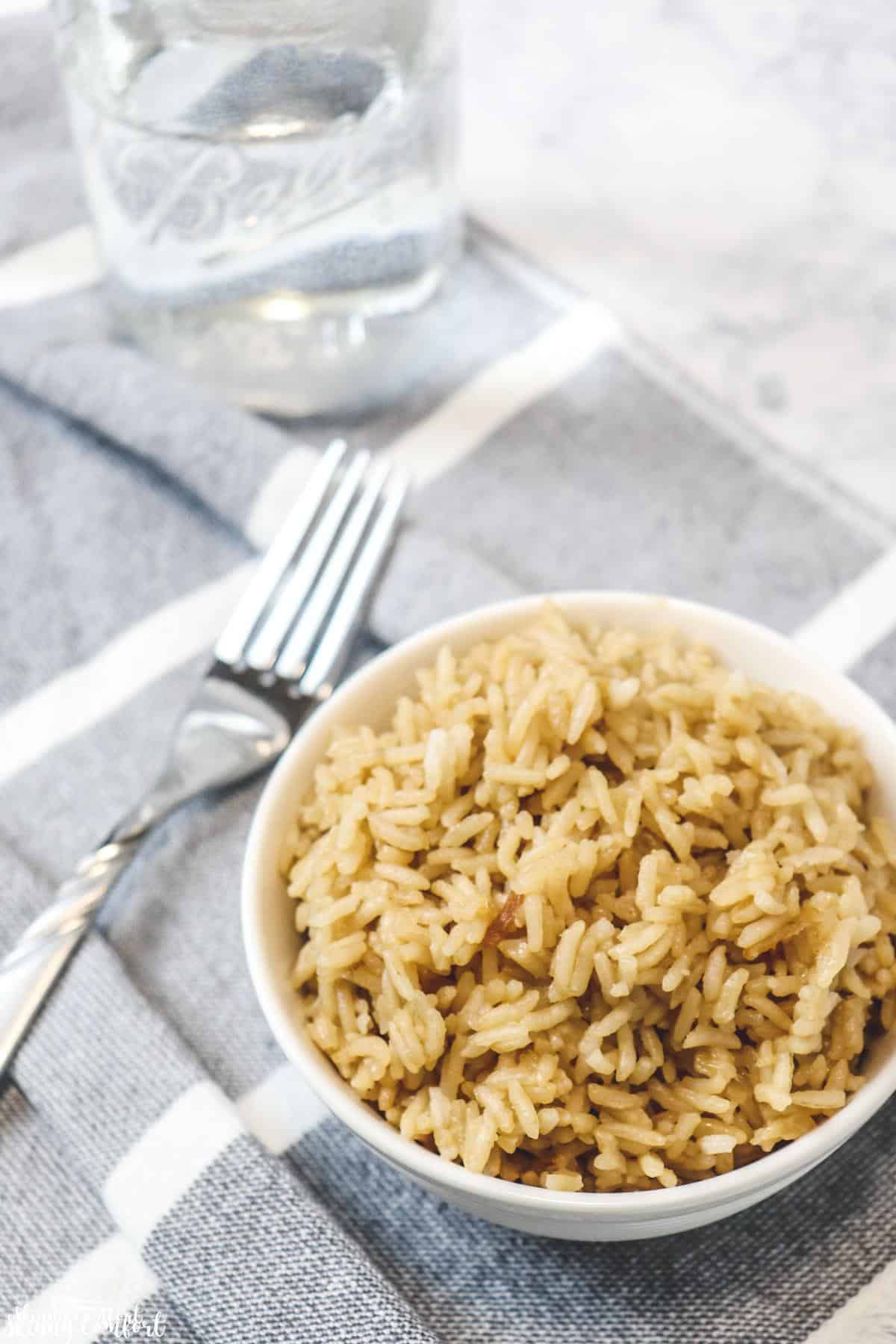 instant pot easy rice pilaf