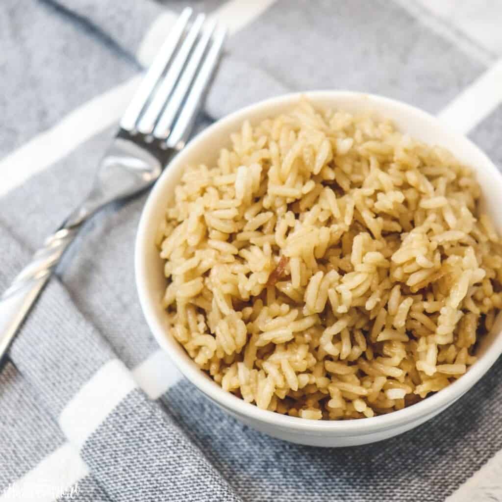 Instant Pot Rice Pilaf - Skinny Comfort