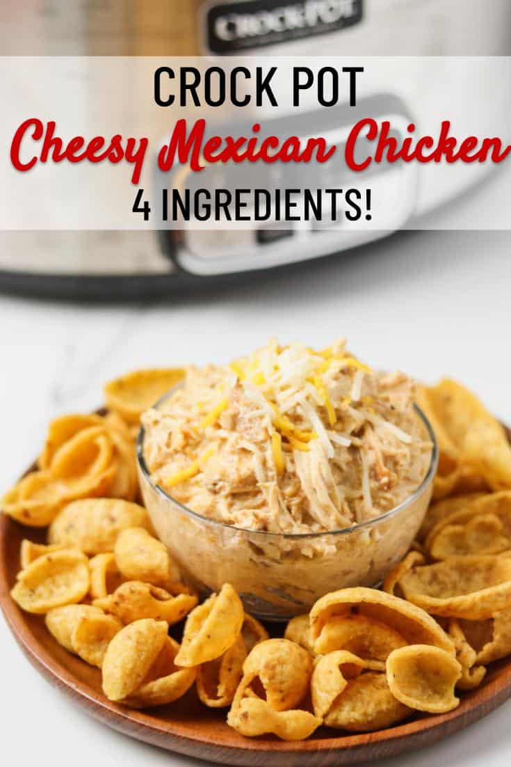 4 Ingredient Crock Pot Mexican Chicken Skinny Comfort   Crock Pot Mexican Chicken Pinterest 4 