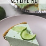 skinny no bake key lime pie