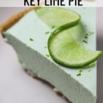 skinny no bake key lime pie