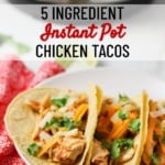 instant pot shredded chicken tacos
