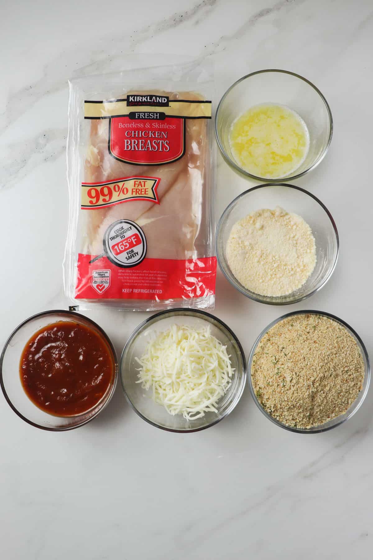 ingredients in air fryer chicken parmesan