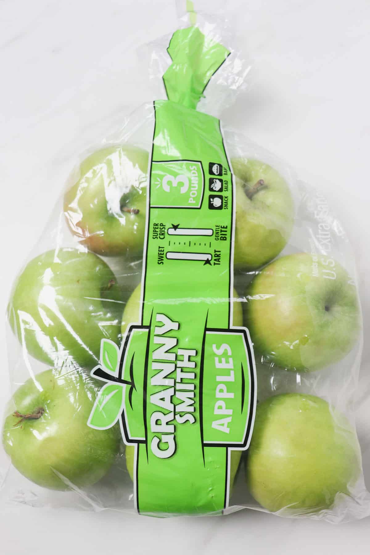 bag of granny smith apples