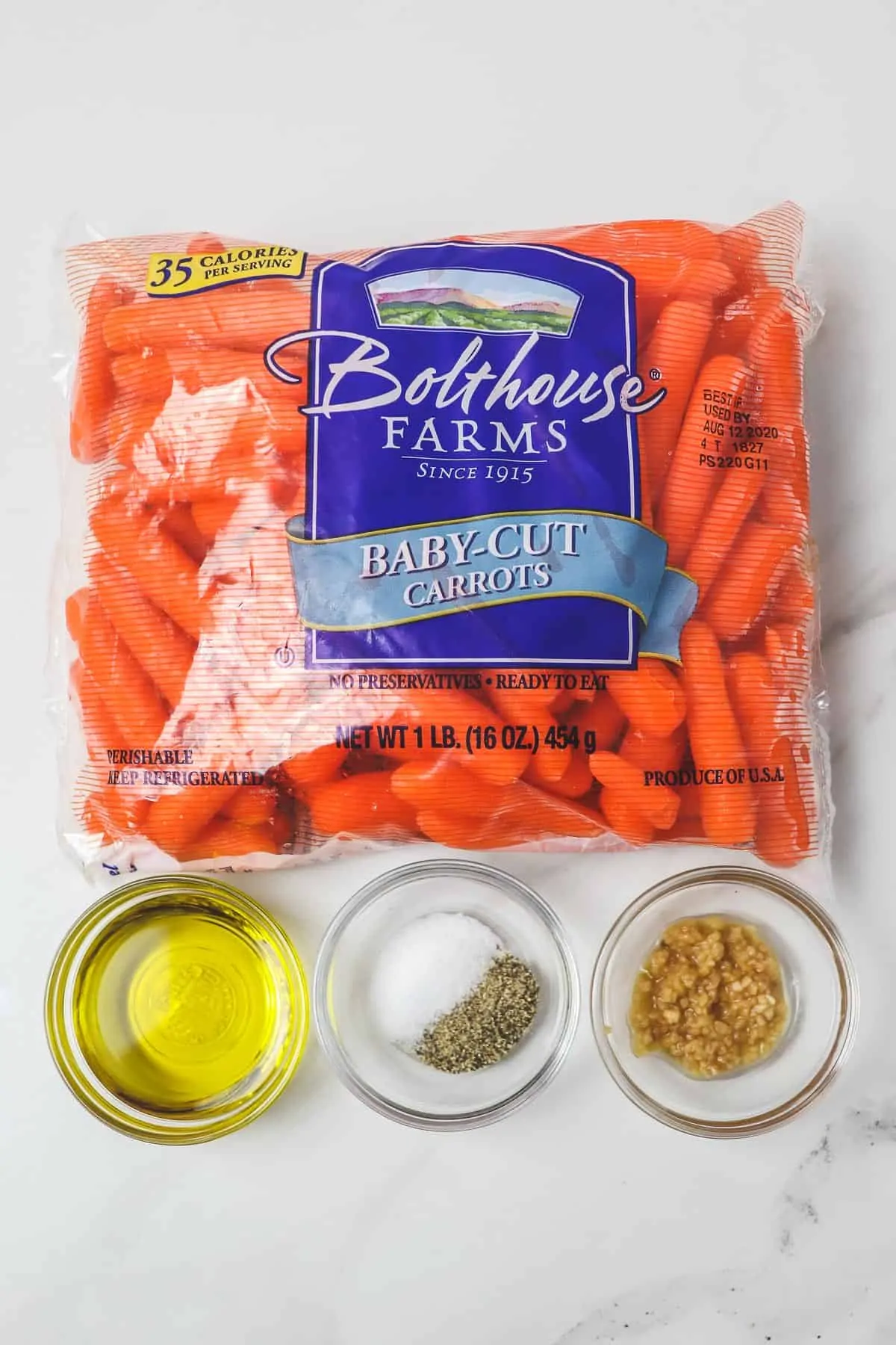 ingredients for air fryer carrots