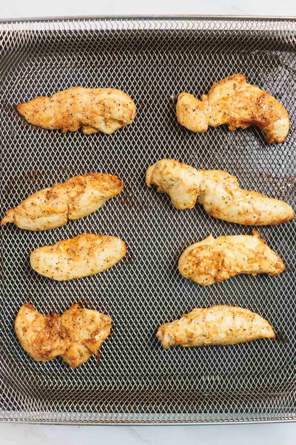 Air Fryer Naked Chicken Tenders - Freezer Meal Foodie