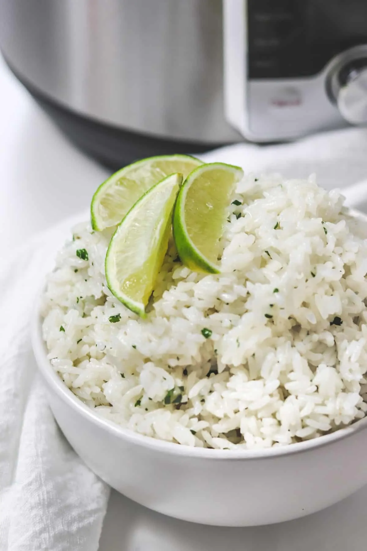 Pressure Cooker Cilantro Lime Rice - Life Currents