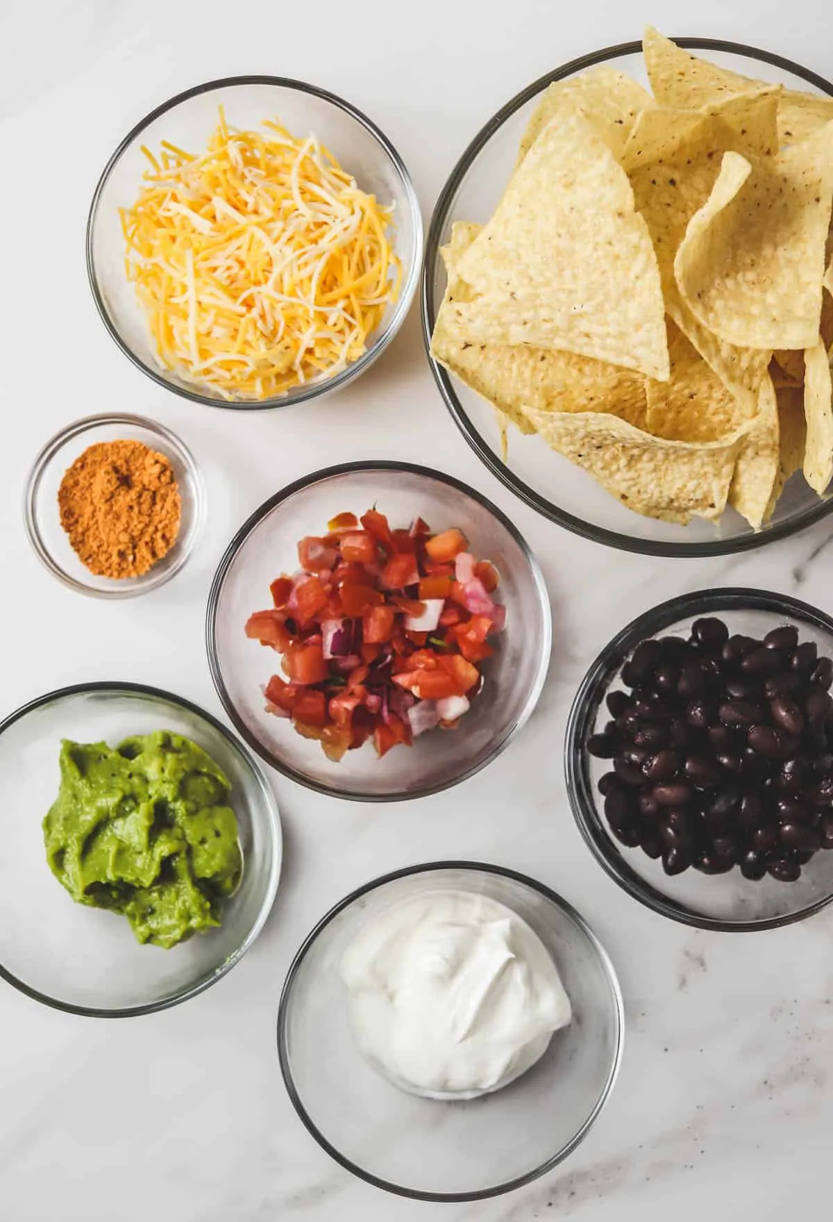 ingredients for air fryer nachos