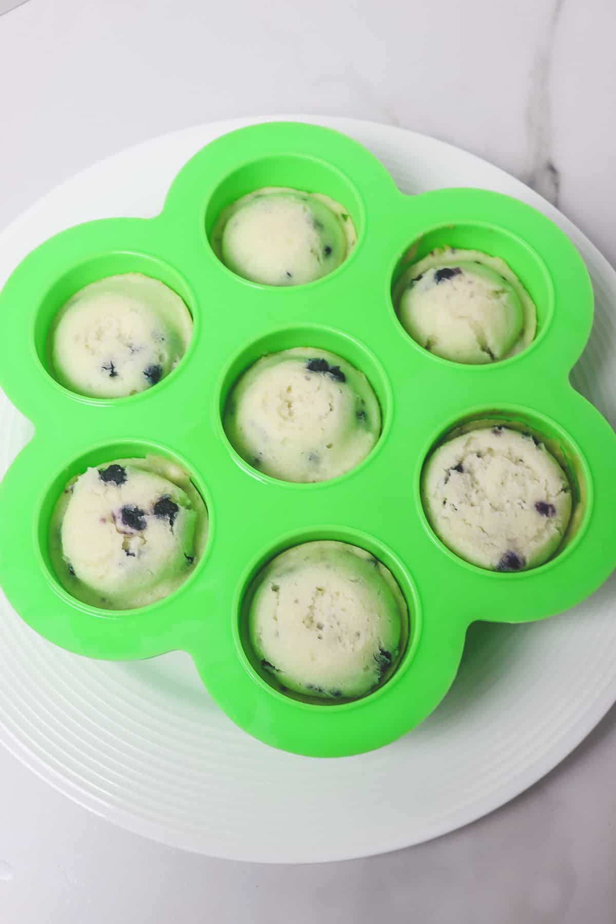 cooked muffins in instant pot egg bite mold
