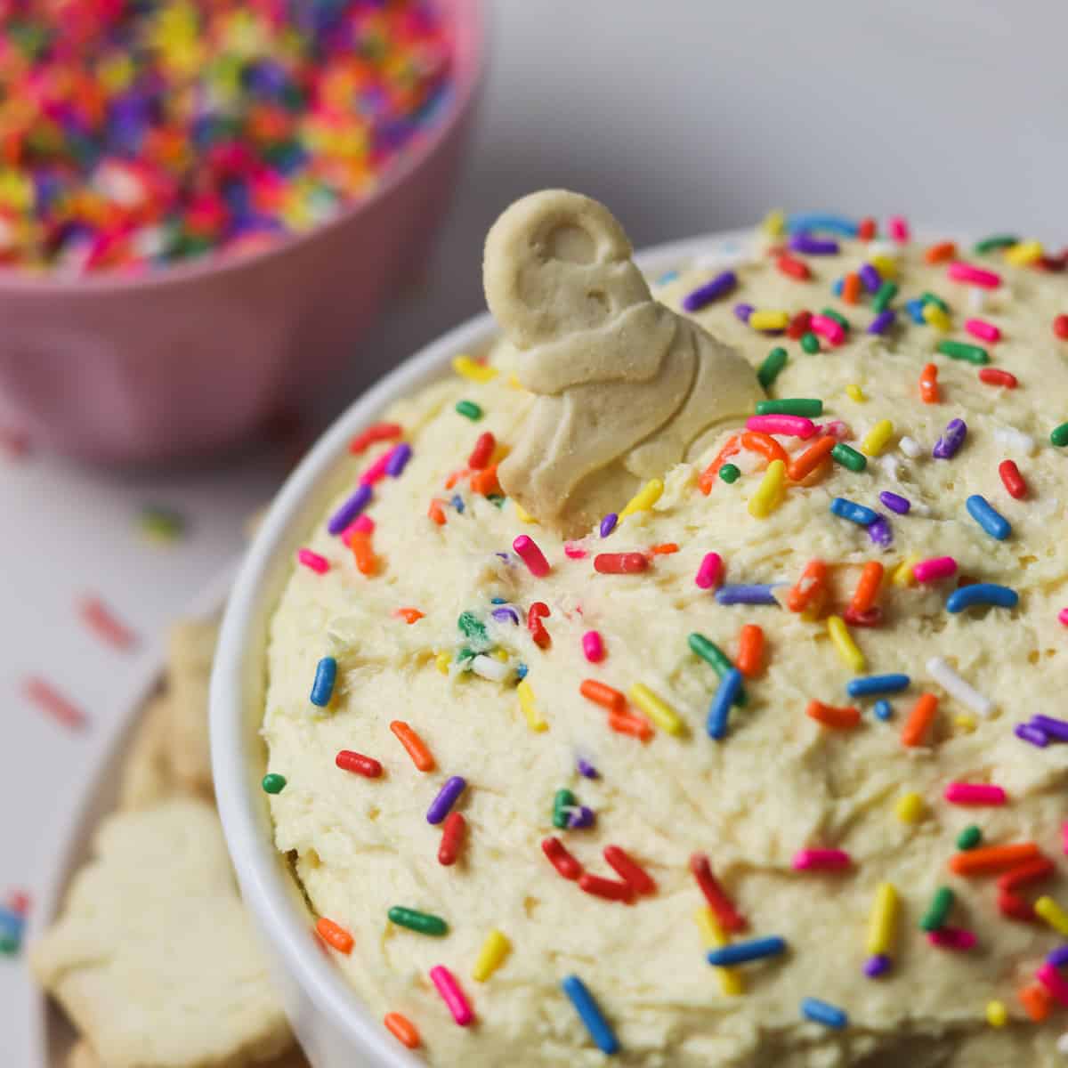 Funfetti Cake Batter Dip - The Country Cook