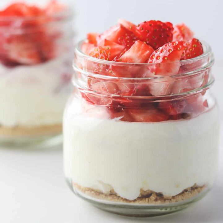 jars of low calorie cheesecake