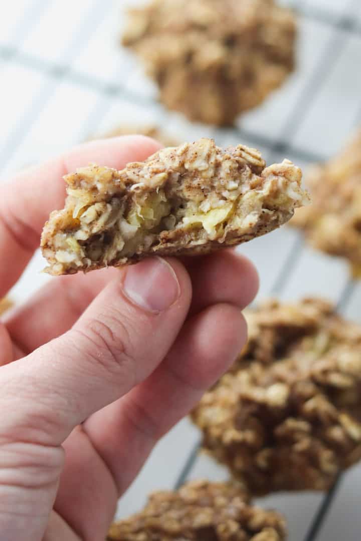 3 Ingredient Banana Oatmeal Cookies (Low Calorie + No Sugar Added